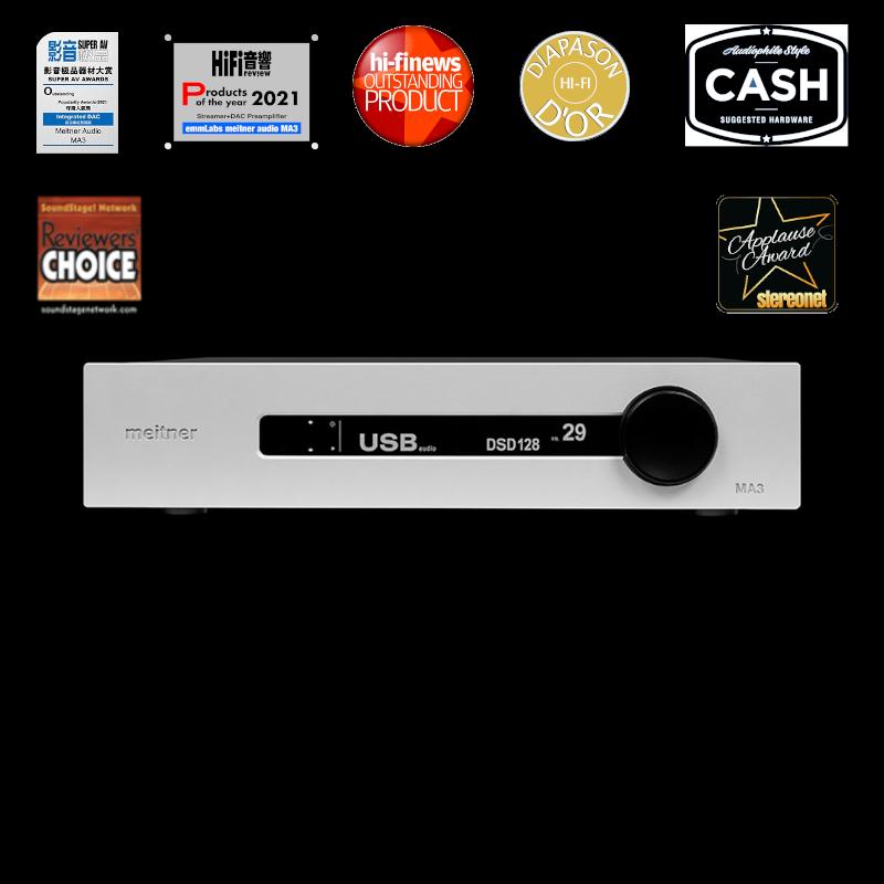 Meitner MA3i integrált D/A konverter és streamer