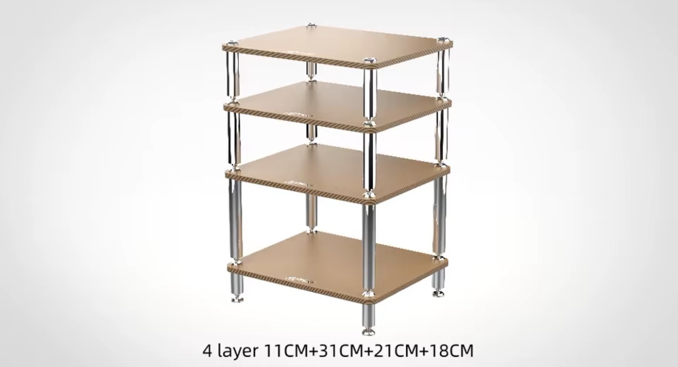 4 polcos Hi-Fi állvány